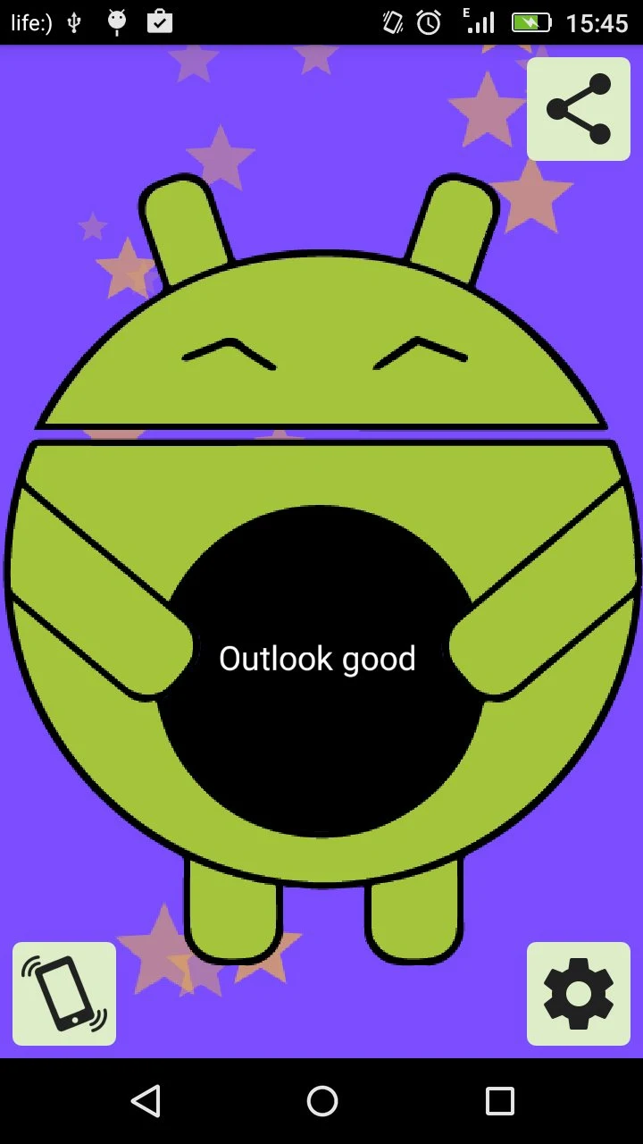Talking Android Magic Ball screenshot