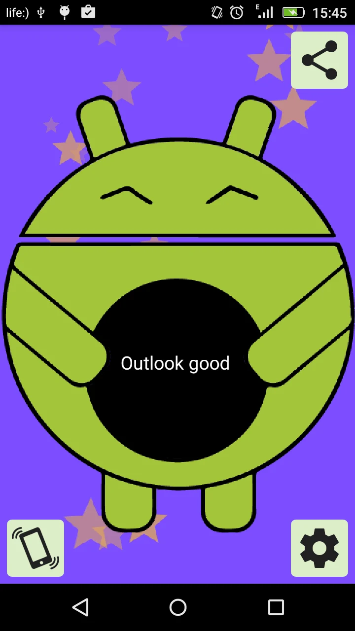 Talking Android Magic Ball screenshot