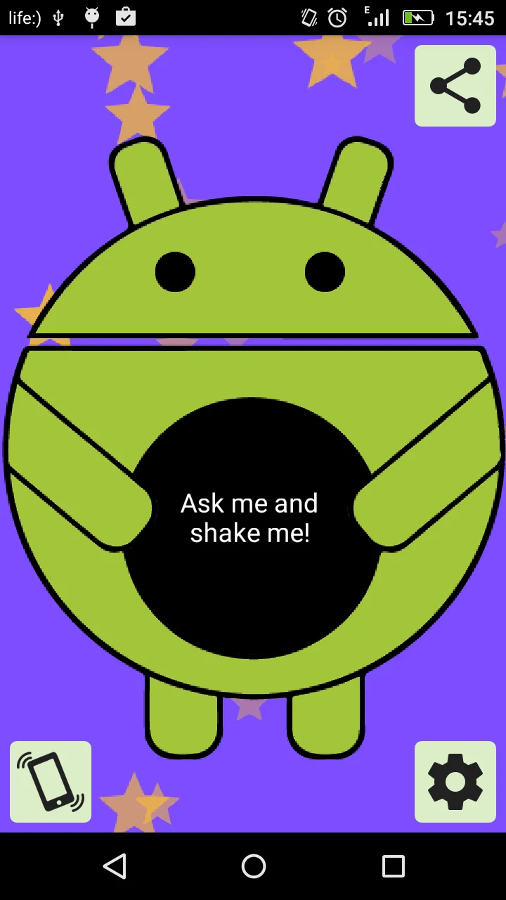Talking Android Magic Ball screenshot